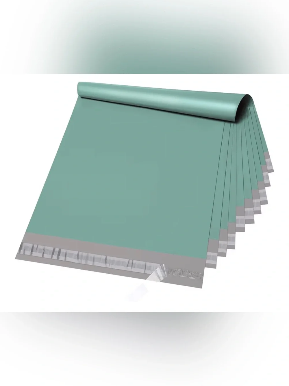20 19x14.5in Gray Jade Green Poly Mailers Waterproof TearResistant Shipping Bags
